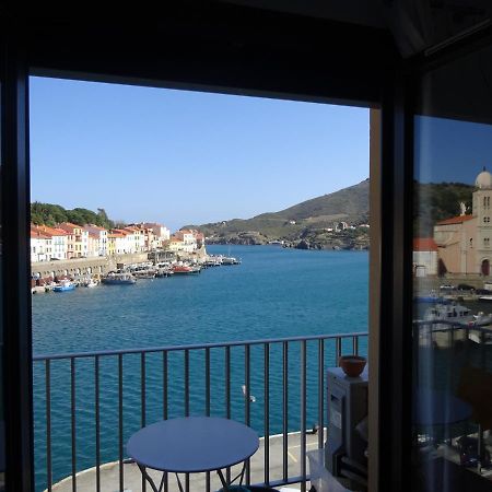 Vue Sur Mer! Levers De Lune Et Soleil En Direct! Apartment Port Vendres Bagian luar foto