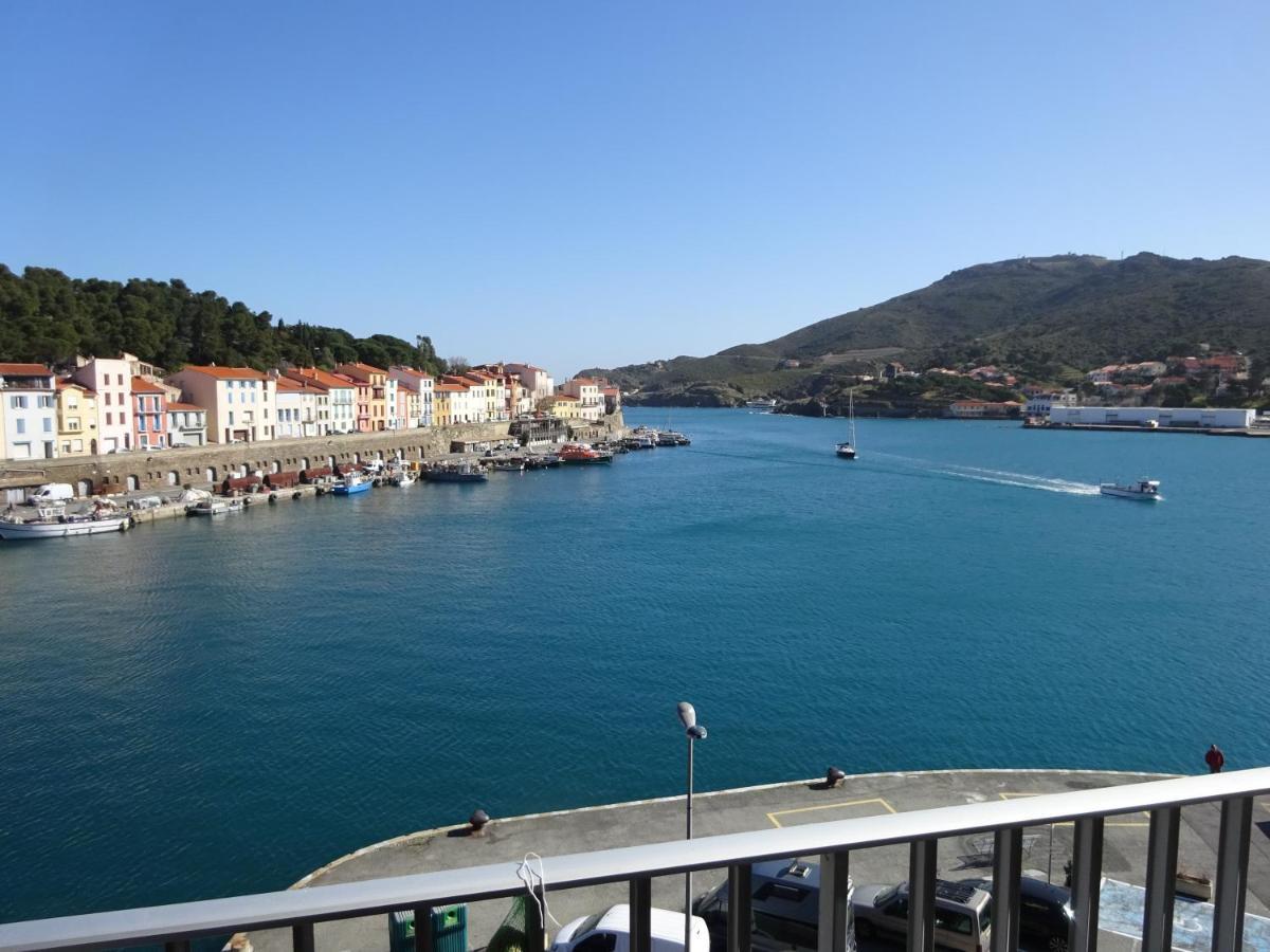 Vue Sur Mer! Levers De Lune Et Soleil En Direct! Apartment Port Vendres Bagian luar foto